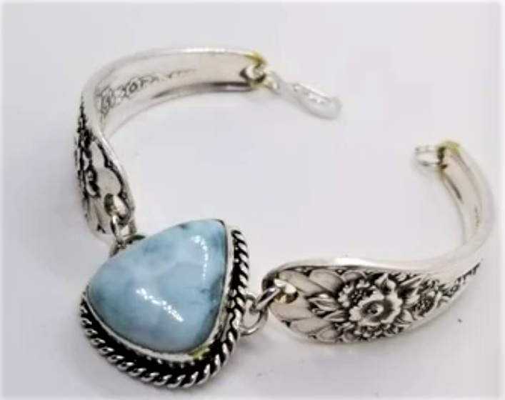 Created by Shari  Larimar, Spoon Bracelet, Silverplate Bracelet, Fork Bracelet, Vintage Bracelet